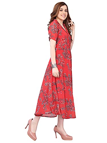 Image of Satrani Selvia Women's Fit & Flare Knee Length Dress