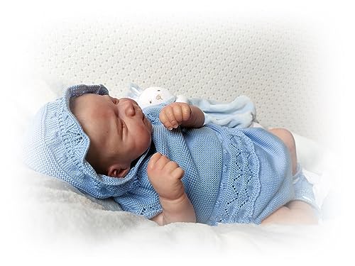 Anano Reborn Puppen Lebensecht 18 Zoll 45cm Silikon Baby Puppe Junge Realistische Puppe Wie Echtes Baby Newborn Baby Puppe Mit Weichem Körper Schnuller Und Flasche Für Kinder 3+ – Bild 5