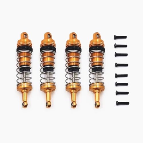 Amortisseur RC Wltoys 144001 en alliage d'aluminium usiné pour suspension tout-terrain