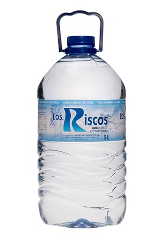 Agua Los Riscos 5L | Agua Mineral Natural de Mineralización Débil | Formato Hostelería y Consumo Diario