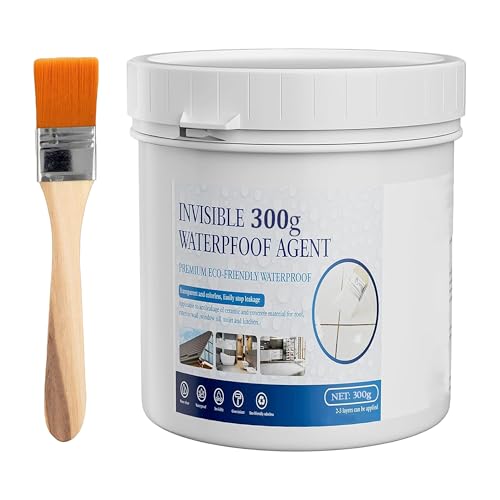 Image of Magnova 300 Gm Transparent Waterproofing Glue with Brush for Roof Leakage, Crack Seal Water Leakage Solution Indoor Outdoor, Waterproof Adhesive Sealant for Bathroom Pipe Wall Tile Window (300 GM)