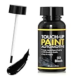 Car Scratch Remover, 30ml Black Car Paint Touch Up for Deep Scratches, Quick Drying, Easy to Use, Includes Body Putty & Sandpaper for Professional DIY Finish
