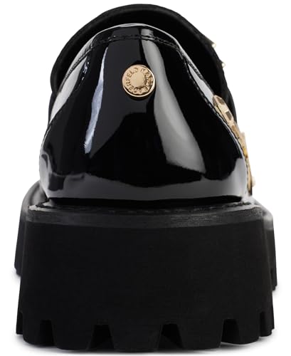 Image of Karl Lagerfeld Women's Gaston Lug Sole Loafer with Pin Embellishments