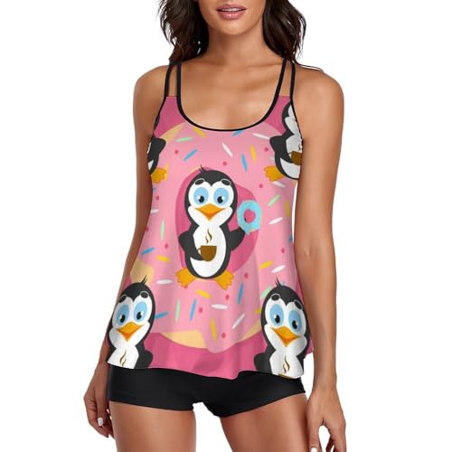 Robe de plage tankini pingouin pour vos vacances d'été en famille
