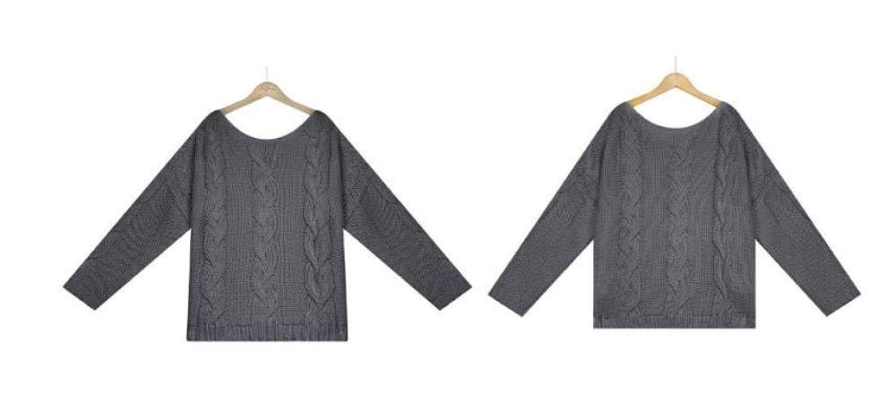 Pull À Épaules Dénudées pour Femme, Pull À Épaules Dénudées pour Femme, Pulls Surdimensionnés en Tricot Épais À Câble Aran, Pull en Tricot Sexy, Pull Décontracté, Hauts en Tricot