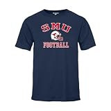 Barnesmith Southern Methodist University SMU Mustangs Short-Sleeve T-Shirt, Football, Navy, Large