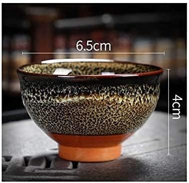 Japanese Sake Set Colorful Handmade Ceramic Cup Set Celadon Tea Cup Tea Set 2.5 Oz 6 Color Pottery Tea Cup Sake Tea Cup Traditional Hand Painted Sake Set