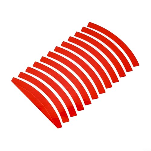 Reflektierende Felgenbandaufkleber für Fahrrad, 132 Stück, 8 mm breit, fluoreszierendes Rot/Weiß/Blau/Grün/Gelb/Orange Radaufkleber für Fahrrad Raddekoration (Grün)