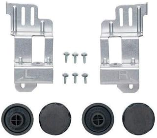 UPGRADED Lifetime Appliance WE25X10031, GE24STACK Stacking Kit Compatible with GE Washer/Dryer Laundry 24