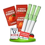 F.MERZCA® Atemstick A1 mit Pfirsichgeschmack – Rauchentwöhnung mit Geschmack & echtem Widerstand – 9 Pfirisch Geschmacksfilter – Zigarettenersatz & Rauchfrei Hilfsmittel mit Rauchgefühl