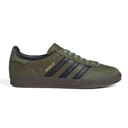 アディダスオリジナルス GAZELLE INDOOR ガゼル インドア スニーカー IH4772 オリーブ シューズ ガムソール メンズ レディース【27.5cm-Olive(IH4772)】