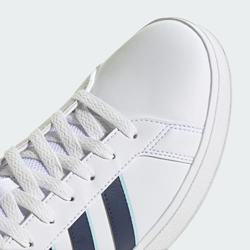 Image of adidas Men Sportswear Sports Shoes | Grand Court Td | White | Size-12 |