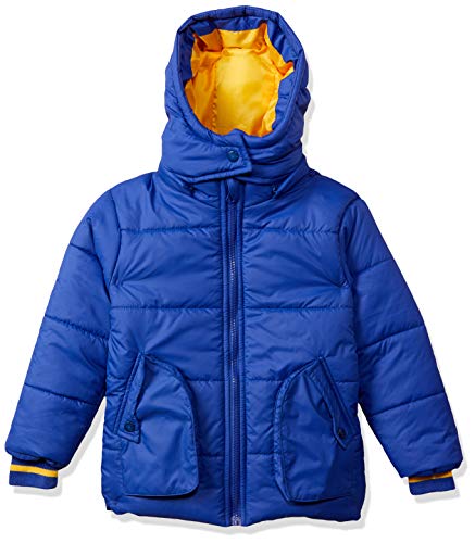 Image of Amazon Brand - Jam & Honey Boys Quilted Winter Jacket With Detachable Hood | Age 2-12 Years