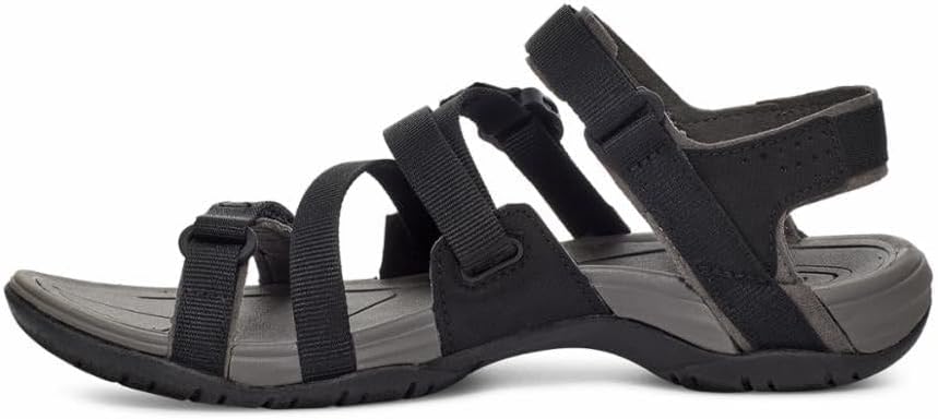 Teva Women's Ascona Sport Web Sandal, Black, 5