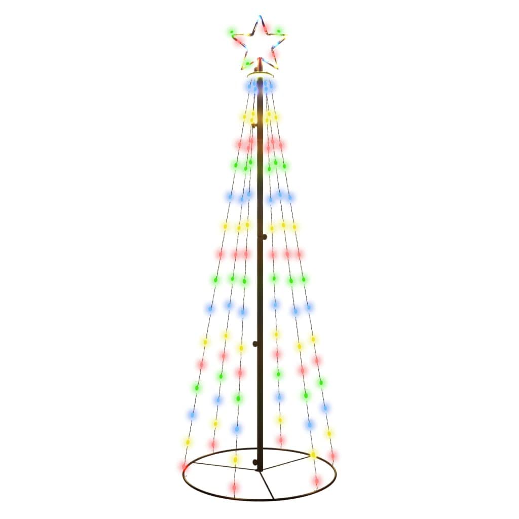 Albero Di Natale Da Esterno,Luci Albero Di Natale Smartalbero Di Natale A Cono Colorato 108 Led 70x180 CmAdatto Per Sala Da Pranzo, Ingresso, Festa, Patio, Giardino