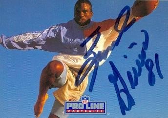 Ernest Givins Autographed Football Card (Houston Oilers) 1991 Pro Line No.38