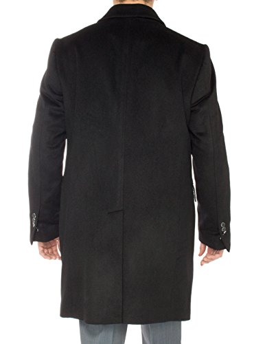 GN Luciano Italian Men's Cashmere Topcoat Knee Length Trench Coat Overcoat4