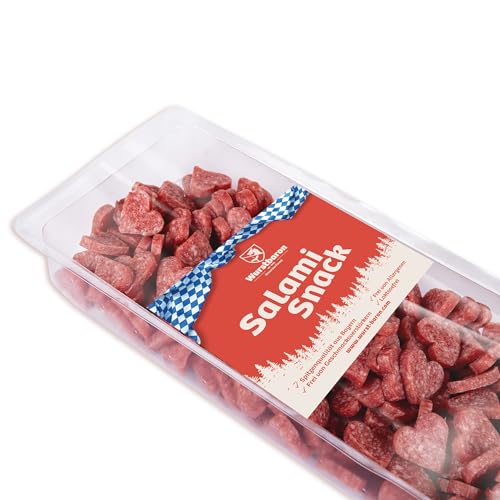WURSTBARON® - Salami Mini Herzen - Original Wurst Snack Herzchen aus Bayern - 500g Big Pack - Snackbox Sticks – Bild 4