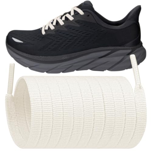 Endoto Lacci Piatti per HOKA ONE ONE, Ricambio Stringhe Laccio Cordoni per Scarpe Sportive da Running, Flat Shoelaces Laces - Colore della Vela, 50 pollici