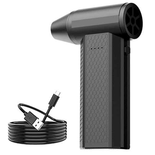 180w Compressed Air Dust Collector, Four-speed Switch, 52m/s Powerful Airflow, Usb Rechargeable Design, Multi-functional Cleaning Tool