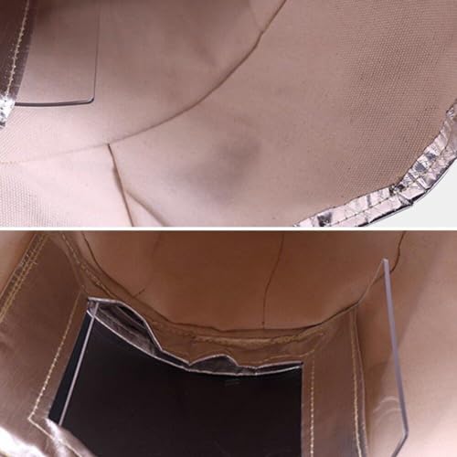 Capucha de papel de aluminio antitérmica para casco de soldar 8