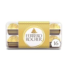 Image of Ferrero Rocher 16 Count. Brand catalog list of Ferrero Rocher. It's score is 4.4 over 5.