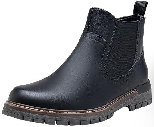 Image of Jousen Chelsea Boots Casual Slip On Ankle Waterproof Mens Boots