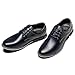 AWINIWI Men's Casual Dress Shoes Comfortable Blue Wide Width Fashion Dress Sneakers Men Office Classic Mens Oxfords Leather Business Casual Shoes Formal Size 9