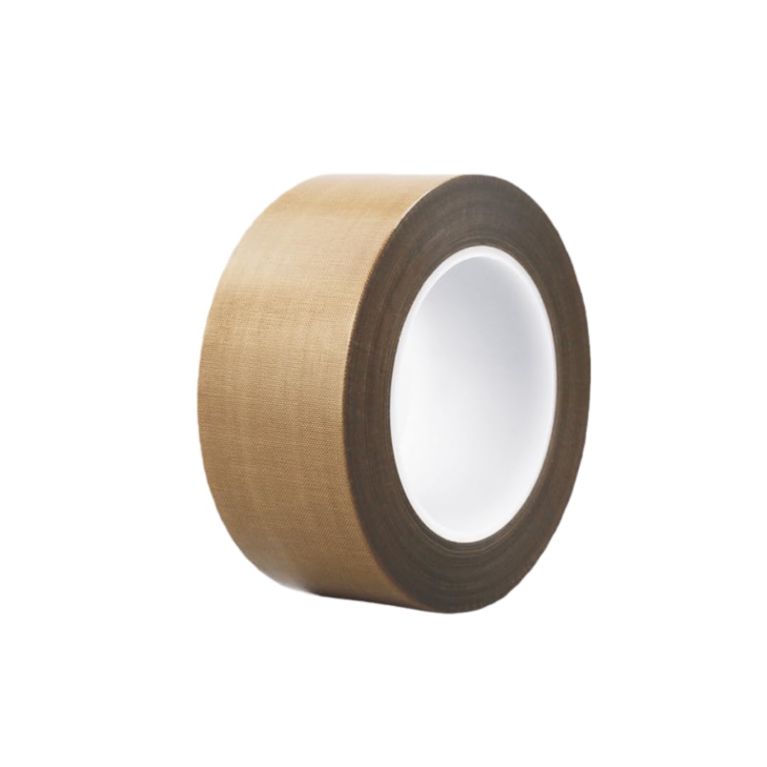 MUZIT Cinta de teflón, grifo fibra vidrio recubierto PTFE, cinta for máquinas sellado Aplicaciones eléctricas -80 ℃ a +260 Tamaños 8-200 mm x 50 m(18mmx50m)