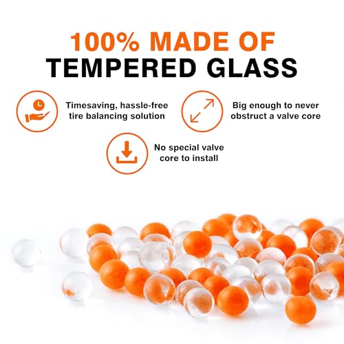 Image of magnum+ Tire Balancing Beads for Trucks, Trailer, Off-Road Vehicles - TPMS Compatible Tempered Glass Wheel Balance Beads - 4 Bags X 3oz /85g