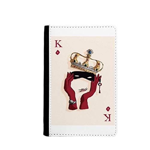Étui portefeuille de voyage pour cartes à jouer diamant K lors de vos soirées