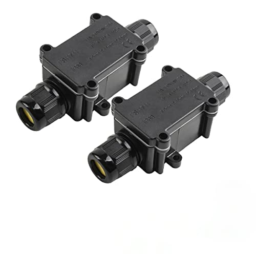 COMOPEZ Junction Box 2 Way Underground Electrical Junction Box