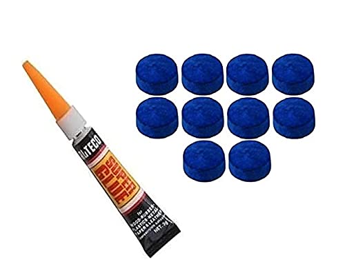 JBB Combo of Snooker Billiard Elk Master Pool Cue Tip 9 mm with Glue Gel (B08XBBFMNM) Amazon Price History, Amazon Price Tracker