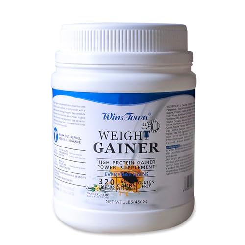 FARWIX Clean Calorie Gainer for Lean Weight Support–Light & Easy-to-Drink Protein+Carb Blend–320 Calories per Serving–Whey, Egg&Pea Protein–Vanilla Creme–16 oz