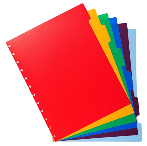 Intercalaires polypro Exacompta pour retrouver rapidement vos documents A4 maxi sous pochette