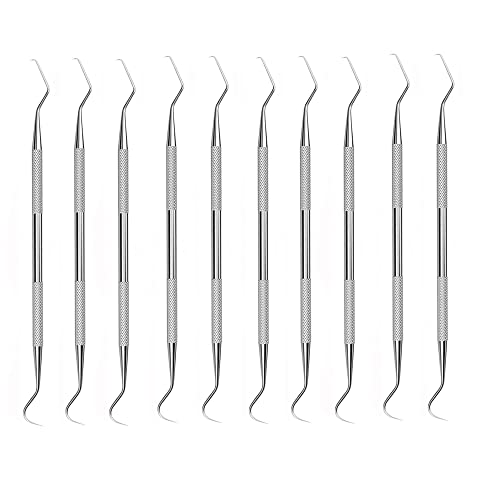 Dental Instruments Universal Probe Scaler - Double Ended Tartar Remover - by DMX INTL (Pack of 10)
