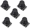Teyleten Robot Módulo Palanca Joystick Dual Eje XY PS2 Control Lever Sensor Placa Módulo KY-023 para Arduino Raspberry (5 piezas) 2