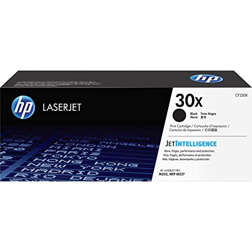 HP 30X CF230X Toner Noir grande capacité Authentique pour HP LaserJet Pro M203 / M277