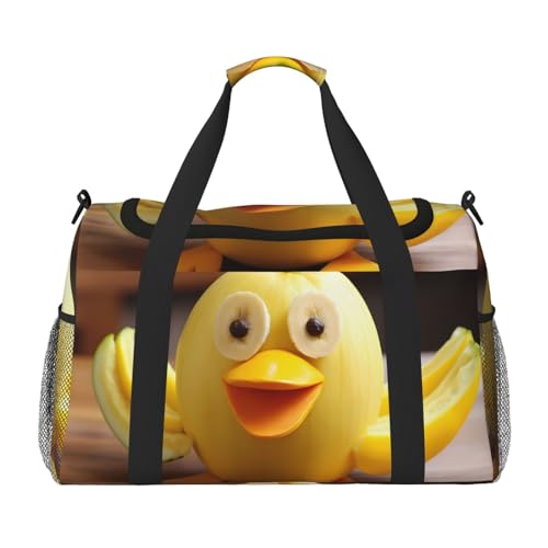 Pretty Ducklings Handheld travel bag weekend bag fitness yoga bag suitable for fitness and other scenarios