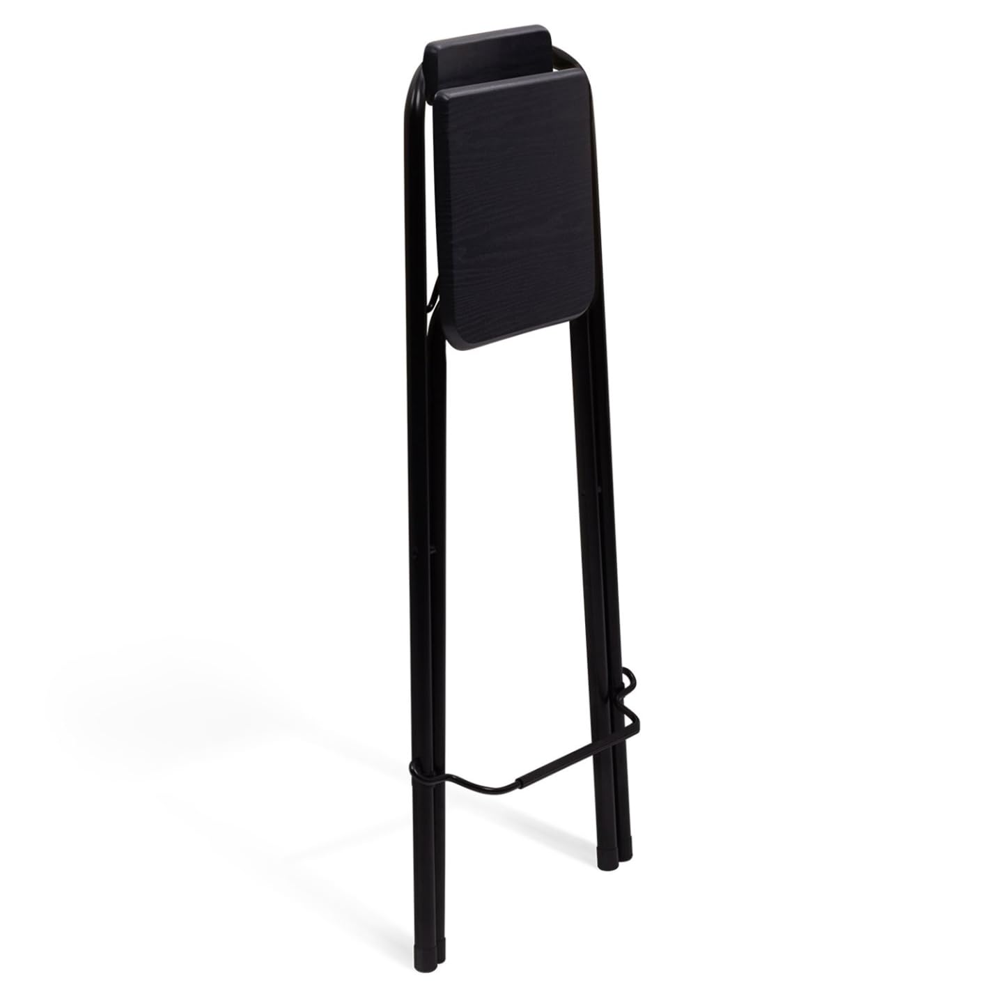 IDMarket – Juego de 4 taburetes de bar plegables DELSON negros