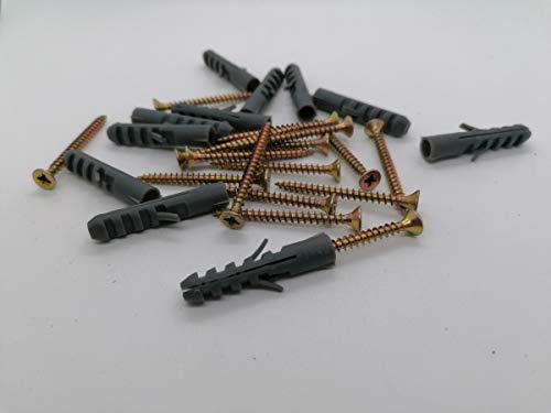 Chevilles à clou avec vis à tête fraisée (PZ3) Montage traversant Cover