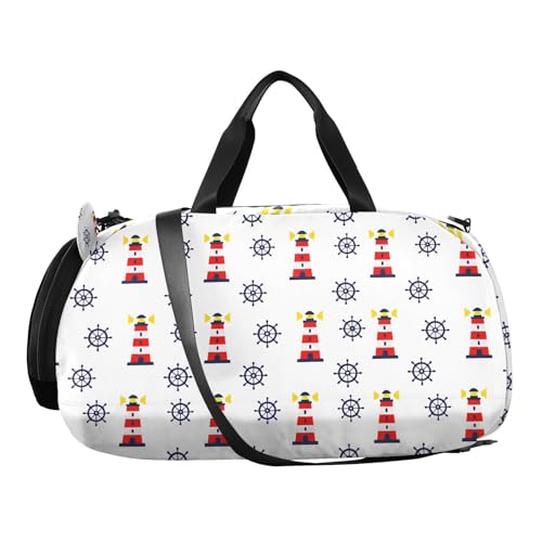 Steering Wheel White Kids Travel Duffel Bag for Boys Girls Overnight Weekend Tote Bag with Shoes Compartment for Dance Gym Sports2