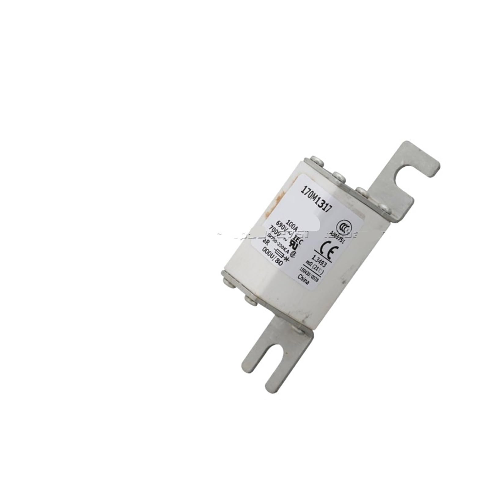 Fusible 170M1315 haute performance pour armoire électrique industrielle