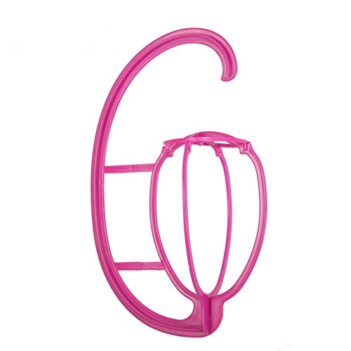 3 Pack Homegoal Wig Hanger, Portable Hanging Wig Stand for All Wigs and Hats, Collapsible Wig Dryer, Durable Wig Stand Tool Holder, Hat and Cap Holder (Pink) 3 Pack Homegoal Wig Hanger, Portable Hanging Wig Stand for All Wigs and Hats, Collapsible Wig Dryer, Durable Wig Stand Tool Holder, Hat and Cap Holder (Pink)