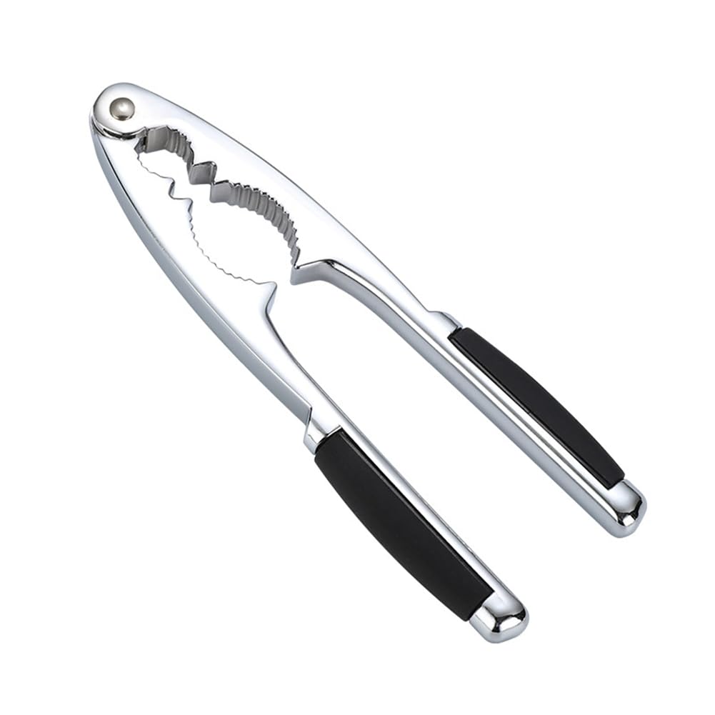 yomoe Walnut Shelled Nuts Chestnut Crackers Stainless Steel Multifunctional Peeler Chestnut Clip Nut Crackers for All Nuts