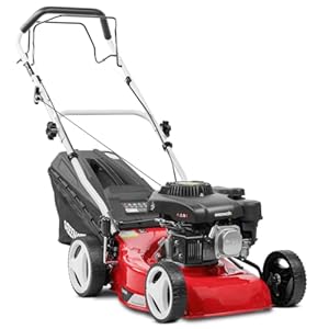 GREENCUT GLM690X – Cortacésped autopropulsado de Gasolina 132cc Arranque Manual Ancho Corte 410 mm Altura Corte Regulable Saco de Recogida 45L