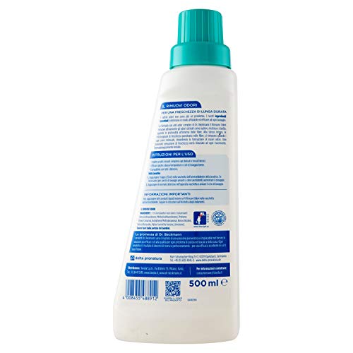 Dr. Beckmann Il Rimuovi Odori | Rimuove gli odori ostinati e persistenti | Per un bucato sempre fresco | Piacevole fragranza | 500 ml (Confezione da 2)