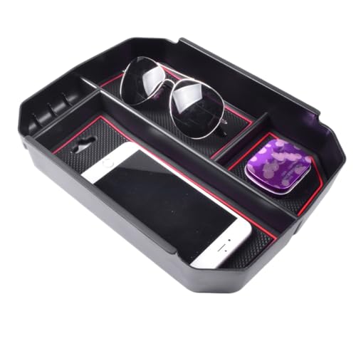 Boite de Rangement Console Centrale Premium Toyota Highlander 2016-2019 Design Intégré ABS - 4