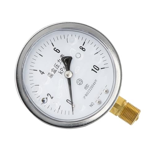 Manomètre à membrane YE-100 KPa appareil de mesure basse pression 0-16kPa