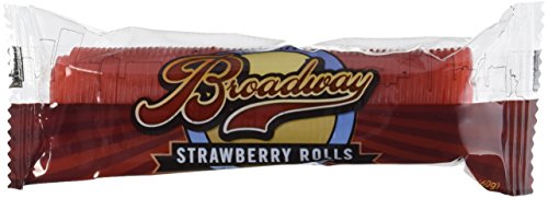 Broadway Licorice Rolls Strawberry 24ct